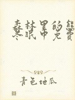 森林里的熊先生冬眠中免费观看漫画