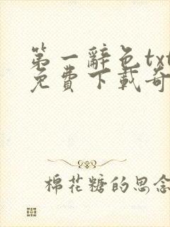 第一辞色txt免费下载奇书网