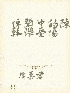 传闻中的陈芊芊韩烁受伤封面