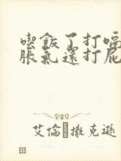 吃饭了打嗝肚子胀气还打屁