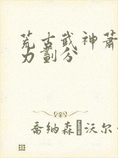 荒古武神萧云实力划分