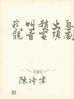 我叫赵出息免费观看电视剧最新版封面