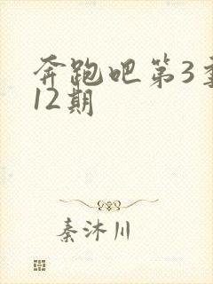 奔跑吧第3季第12期