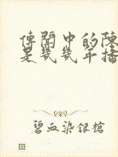 传闻中的陈芊芊是几几年播出的