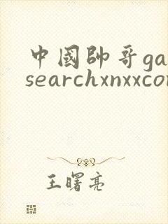 中国帅哥gaysearchxnxxcom封面