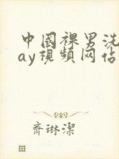 中国裸男洗澡gay视频网站