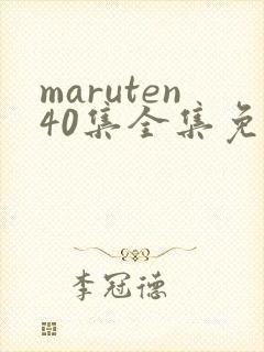 maruten40集全集免费观看