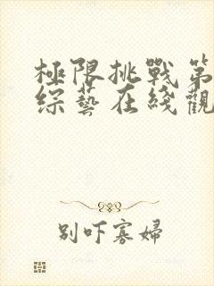 极限挑战第二季综艺在线观看免费完整版综艺