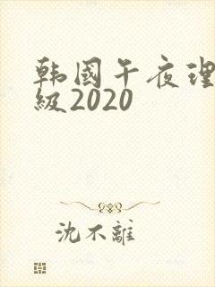 韩国午夜理伦三级2020