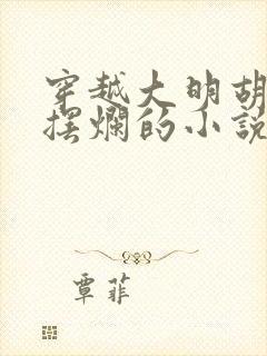 穿越大明胡惟庸摆烂的小说