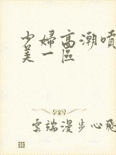 少妇高潮喷水欧美一区封面