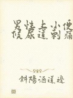 男性上小便的时候尿道刺痛有血是怎么回事