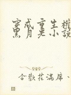 穿成重生权臣的黑月光小说在线阅读封面