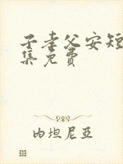 子孝父安短剧全集免费