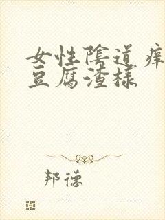 女性阴道痒并有豆腐渣样封面