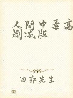 人间中毒高清无删减版