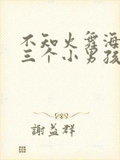 不知火舞海滩与三个小男孩封面