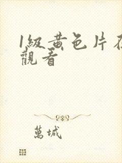 1级黄色片在线观看