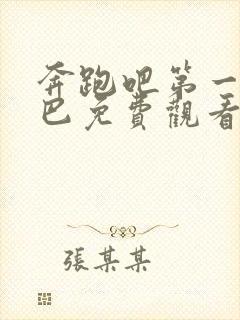 奔跑吧第一季热巴免费观看完整版封面