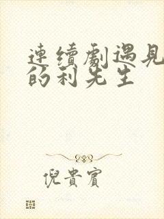 连续剧遇见爱情的利先生