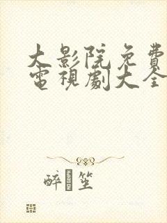 大影院免费高清电视剧大全