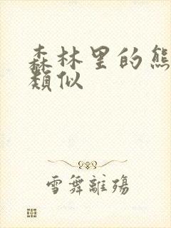 森林里的熊先生类似