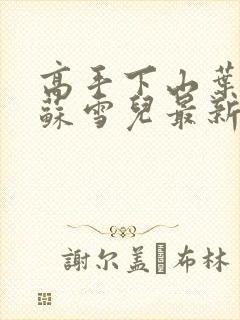 高手下山叶君临苏雪儿最新章节