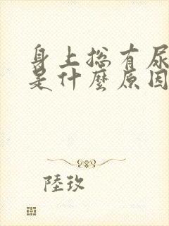 身上总有尿骚味是什么原因