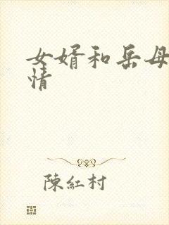 女婿和岳母的言情封面