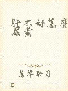 肝不好怎么调理尿黄