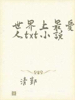 世界上最爱我的人txt小说