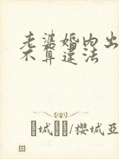 老婆婚内出轨算不算违法