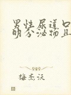 男性尿道口有透明分泌物且拉丝