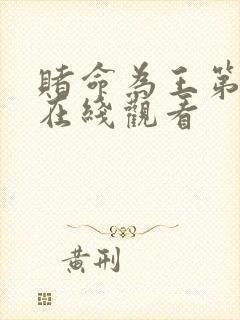 赌命为王第三季在线观看