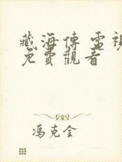 藏海传 电视剧免费观看