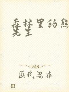 森林里的熊冬眠先生封面