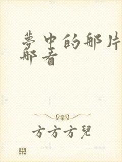 梦中的那片海在哪看