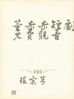 董赤赤短剧全集免费观看封面