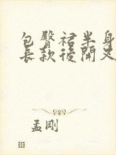 包臀裙半身裙中长款后开叉封面