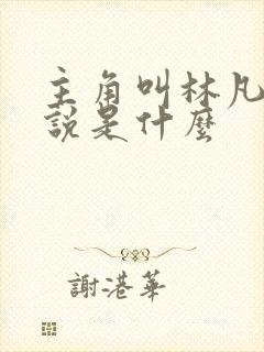 主角叫林凡的小说是什么