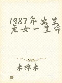 1987年出生兔女一生命运