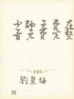 少帅免费在线观看免费完整版高清