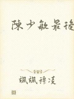 陈少敏最后结局封面