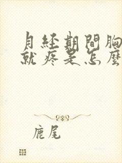 月经期间胸一碰就疼是怎么回事