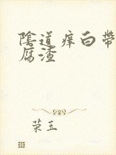 阴道痒白带呈豆腐渣