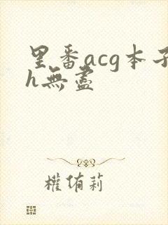 里番acg本子h无尽