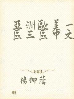 亚洲欧美一区二区三区中文字幕封面