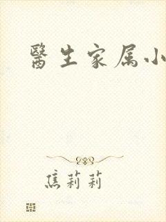 医生家属小说封面