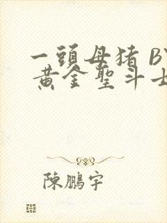 一头母猪 BY 黄金圣斗士