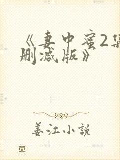 《妻中蜜2集无删减版》